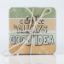 Pack of 4 Rubber Coasters - coffee theme