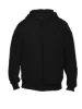 Fleece hoodie zip black